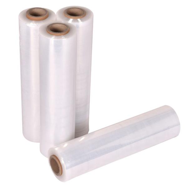 Plastic Packaging PE Stretch Film Wrapping LLDPE Shrink Film 5kj/M2 Impact