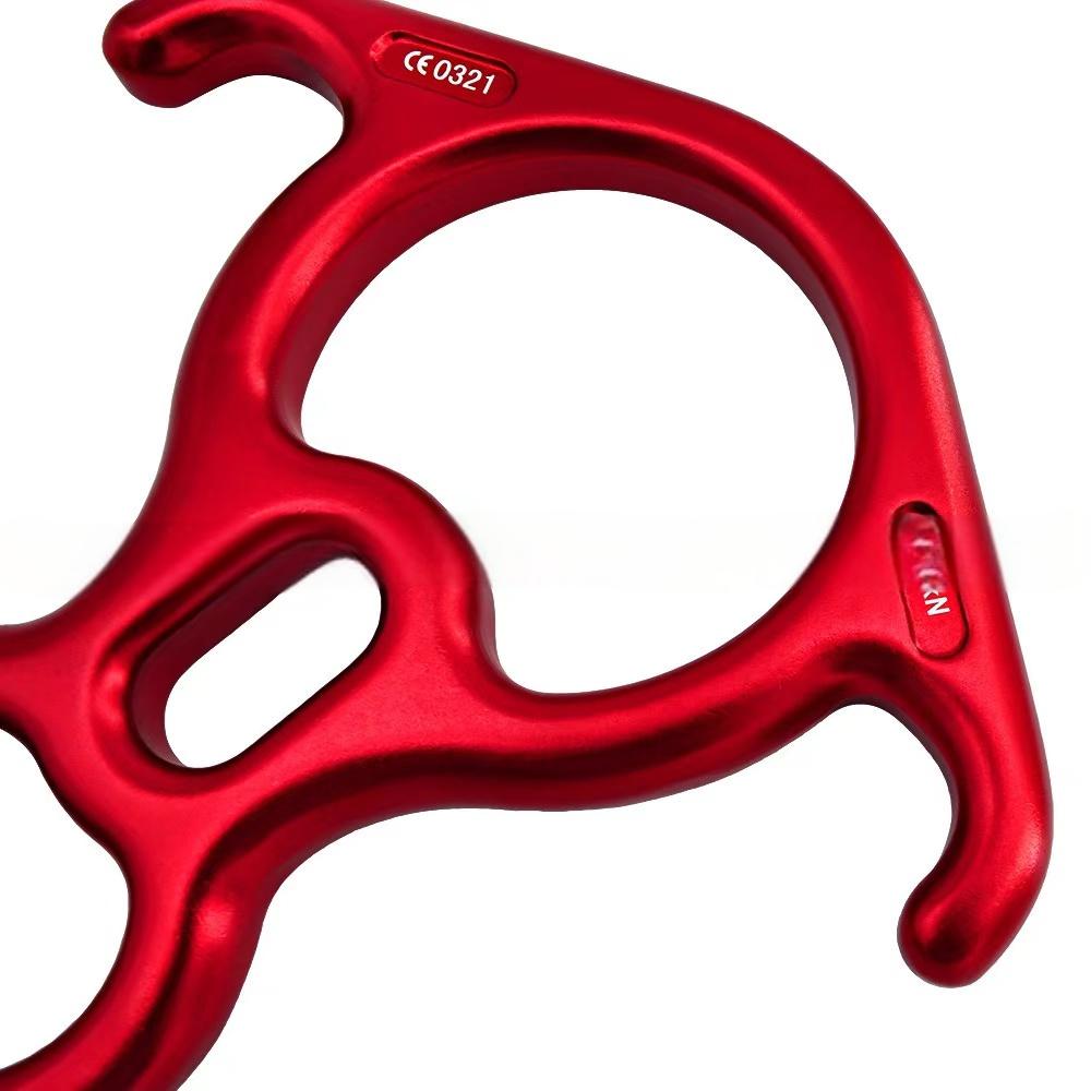 Outdoor Hardware Climbing Descender Figure Eight Ring for Rapid Descent Protection