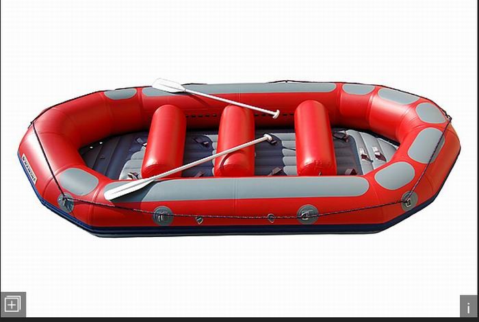 Size Customized Inflatable River Raft 3.6m PVC Airmat Floor OEM Accepted