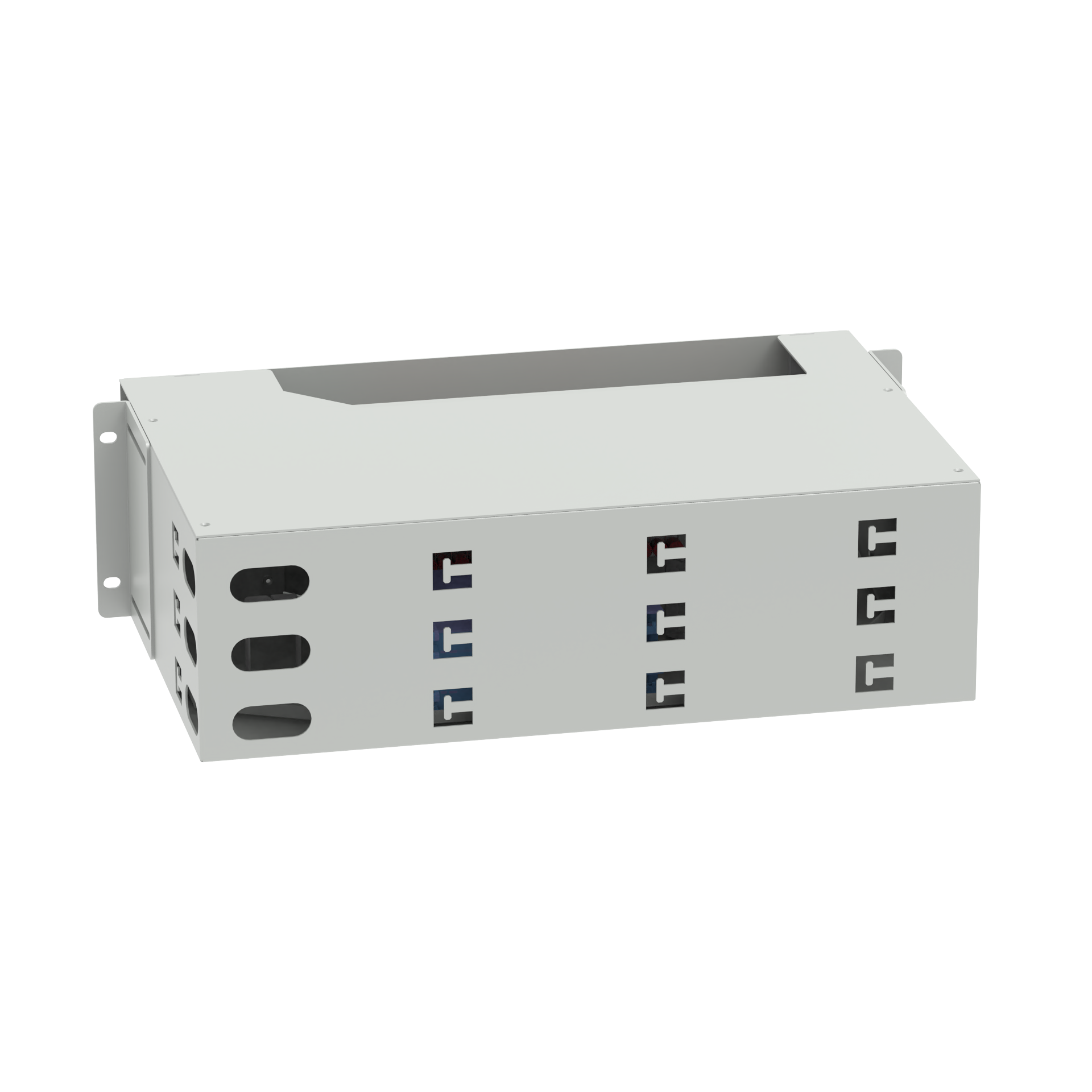 Sub Optic Distribution Frame FC APC Type 96 cores 19 Inch Swing Optical Fiber Patch Panel