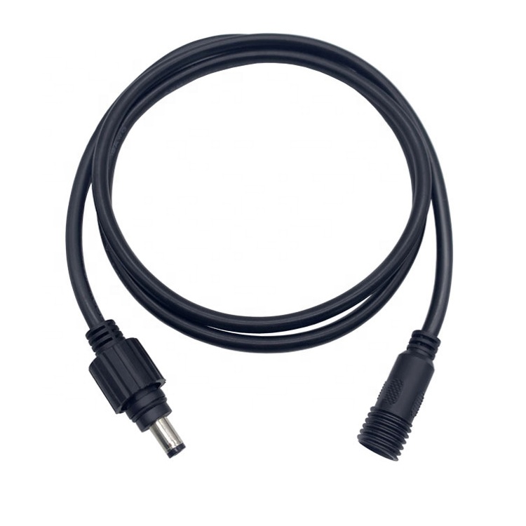 Male to Female 5.5x2.1mm 5.5x2.5mm 3.5x1.35mm Waterproof DC Power Extension Cable