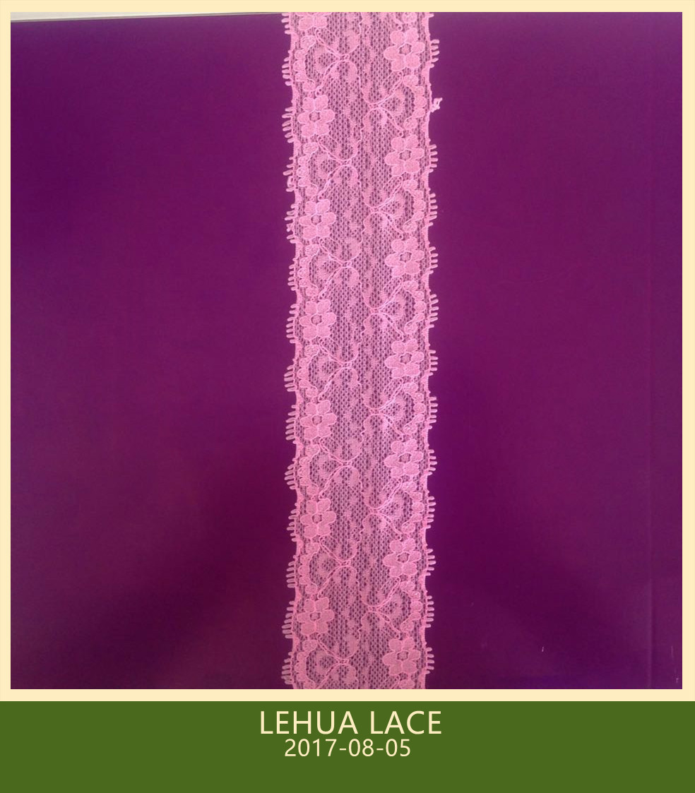 Hot Selling and nice quality Nylon Spandex Stretchy Brazil Lace from China