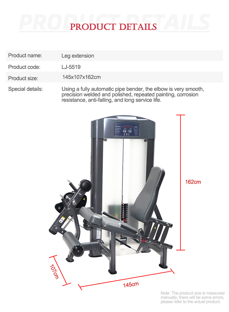 Seated Leg Extension Full Gym Body Building Equipment