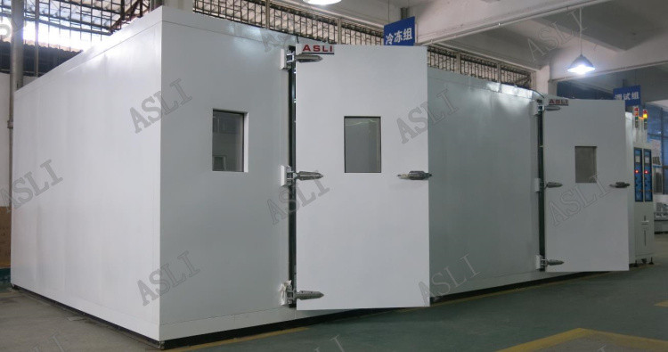 Customized Environmental Walk In Chamber, -70~150℃ Walk-in Temperature and Humidity Cabinet