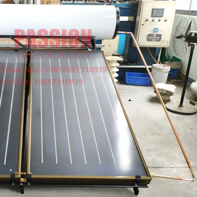 200L Pressure Flat Plate Solar Water Heater 2m2 Flat Panel Solar Collector
