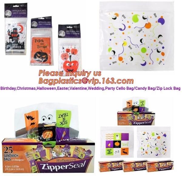 Halloween goodie wedding christmas cookie packaging bread halloween candy bag