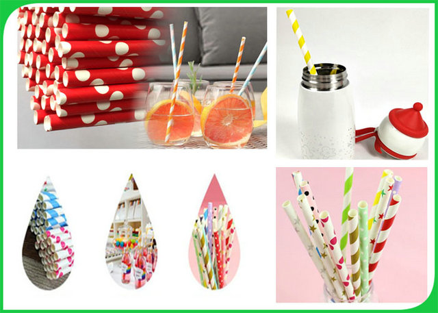 Eco Friendly 15mm Drinking Straws Paper Roll For Food Packing Industrial