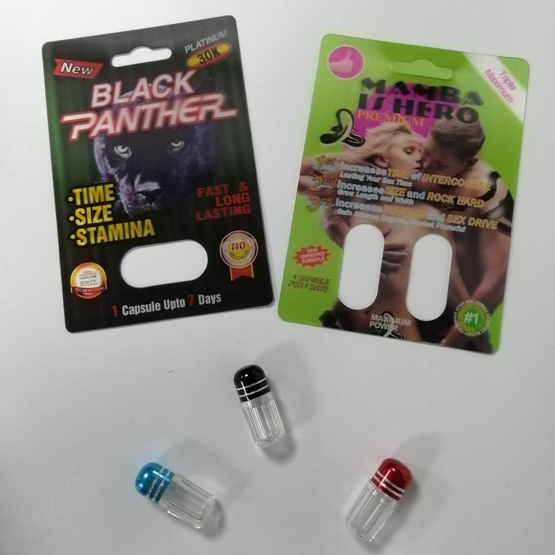 Sexual Enhancement Pills Blister Card Packaging Rhino 69 Moisture Proof Recyclable