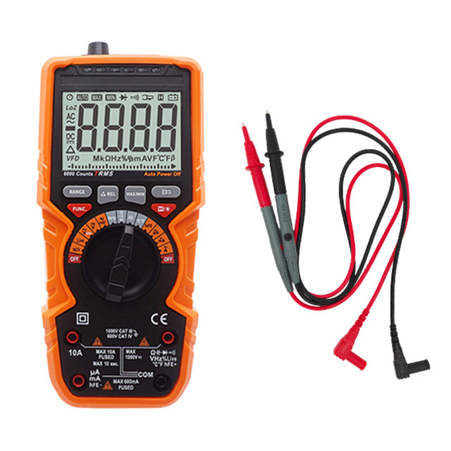 Manual And Auto Range Digital Meter 1000V Voltmeter AC DC Digital Multimeter MAX And MIN Measurement