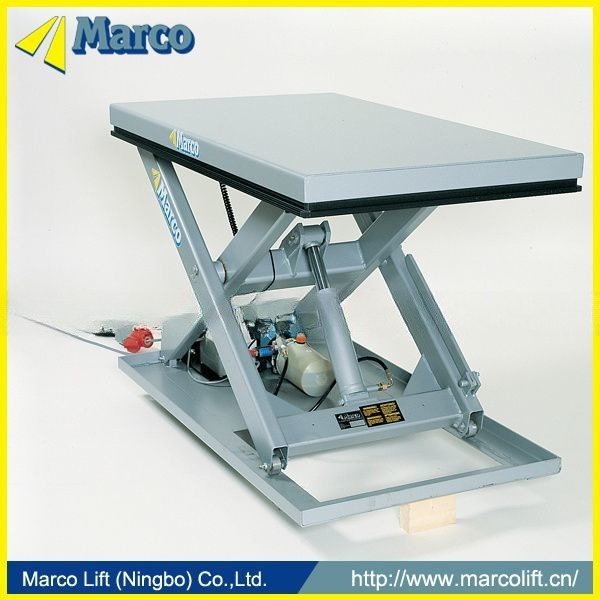 0.5-1 Ton Marco Single Scissor Lift Table with CE Approved Insulating and Long