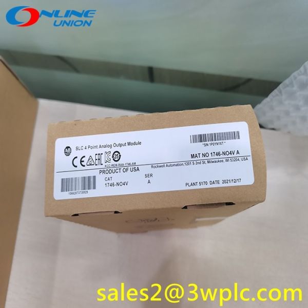 Quality 1746-NO4V Allen Bradley Four Point  Non-Isolated SLC 500 Standard Analog Voltage Output Module for sale