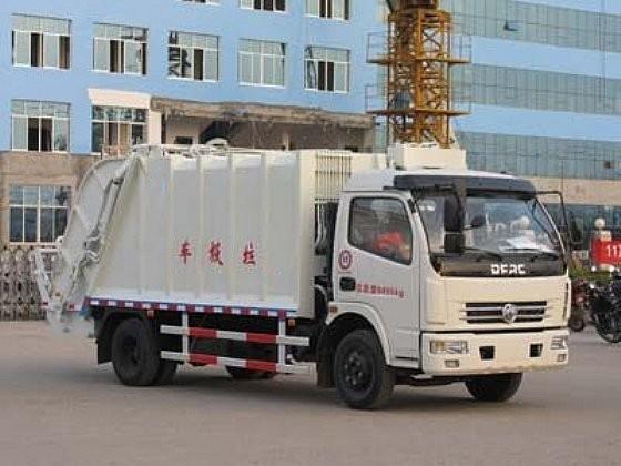 6CBM Euro3 120HP Dongfeng EQ5080ZYS4 Garbage Truck,Dongfeng Camion à Ordures