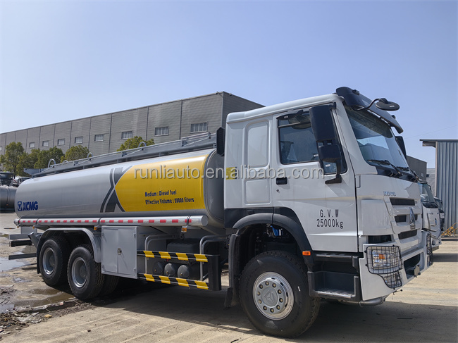 HOWO Diesel 6x4 Fuel Carrier Truck Left Hand Drive 20000 Liters Oil Delivery Truck