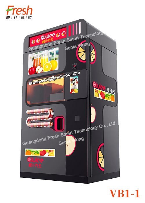 pure orange fresh juice mutilfunction Squeezing Automatic Beverage Vending Machine for college drinking withlarge window