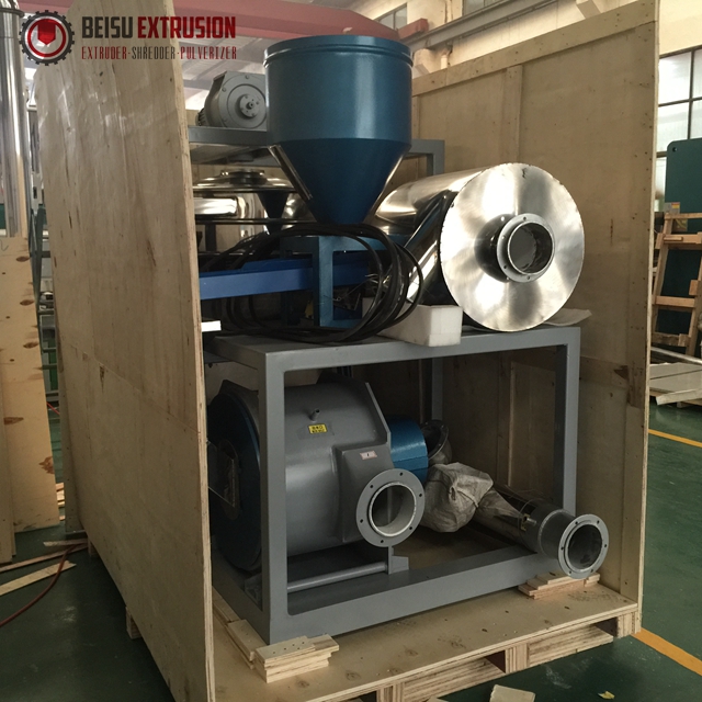 LDPE LLDPE HDPE PE 45KW Industrial Pulverizer Machine