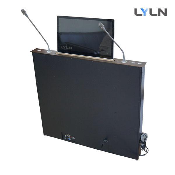CE Approved Retractable Monitor & 2 Bosch Microphones For chairman seat in