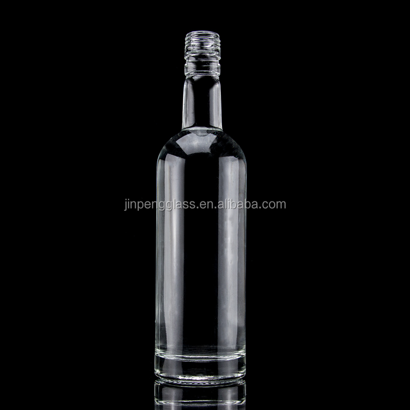 Unique Women Shaped Vodka Glass Bottle with Decal and Assortment of Capacity Choices