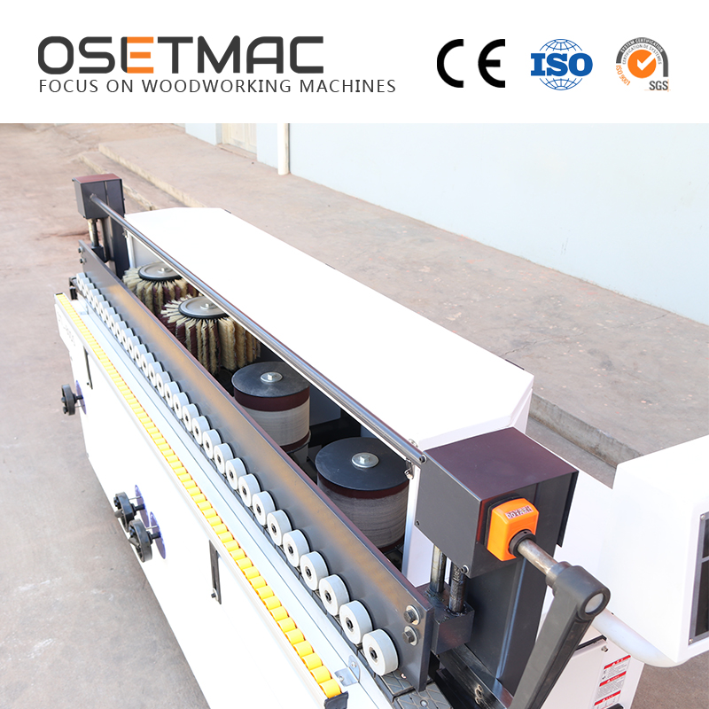 OSETMAC DTL-80DS Three Rollers Manual Side Sanding Machine For Wood MDF Plywood Polishing
