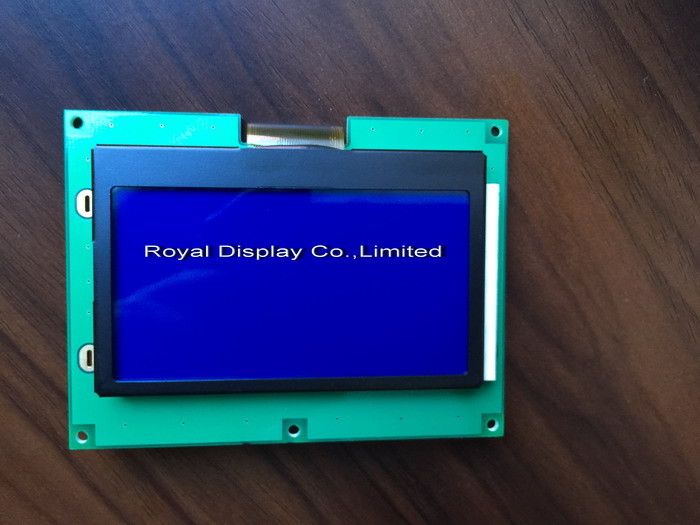  COG Graphic LCD Module STN Blue RYG12864A 128*64 dots , 3.3V Power supply Manufactures