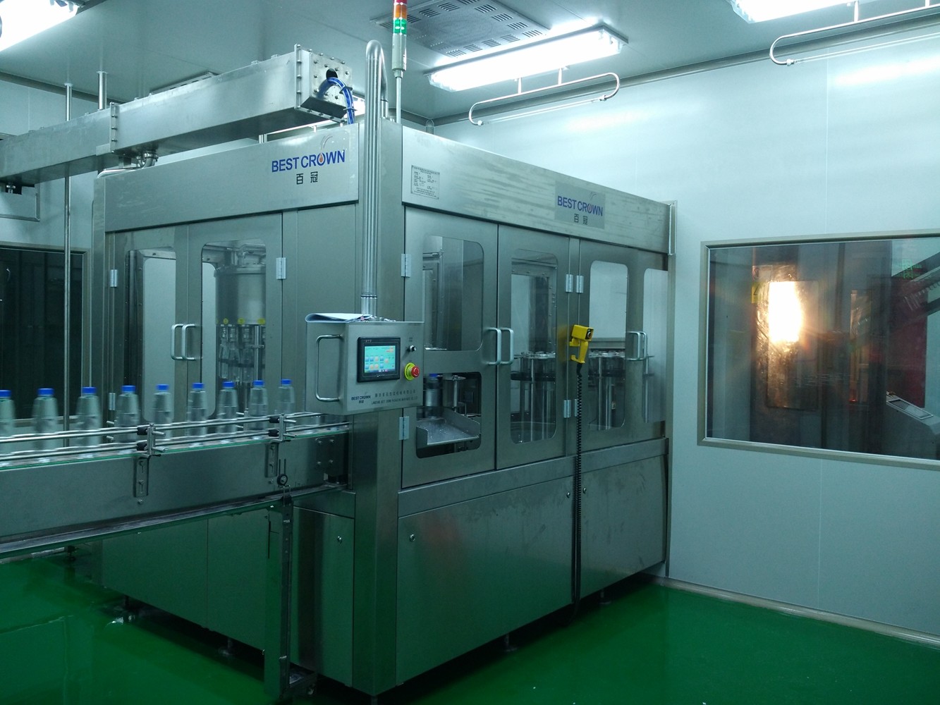 Pure Water 1500ml Blowing Filling Capping Combine