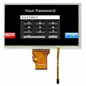 7 TFT LCD display with 350nits brightness and 50pin RGB interface