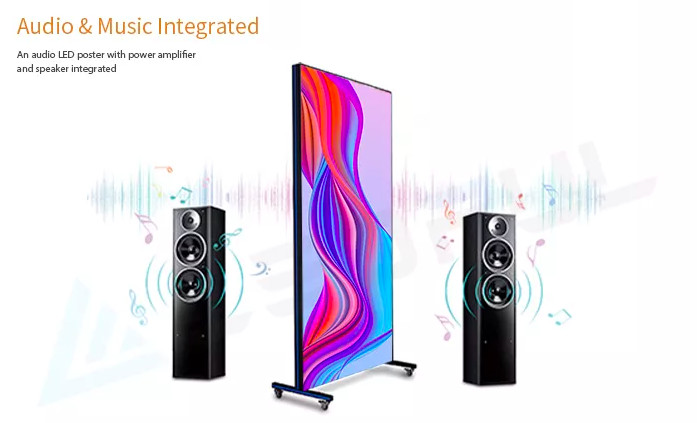 P1.8 P2 P2.5 Led Video Poster Display Indoor Exhibition Mirror Advertising