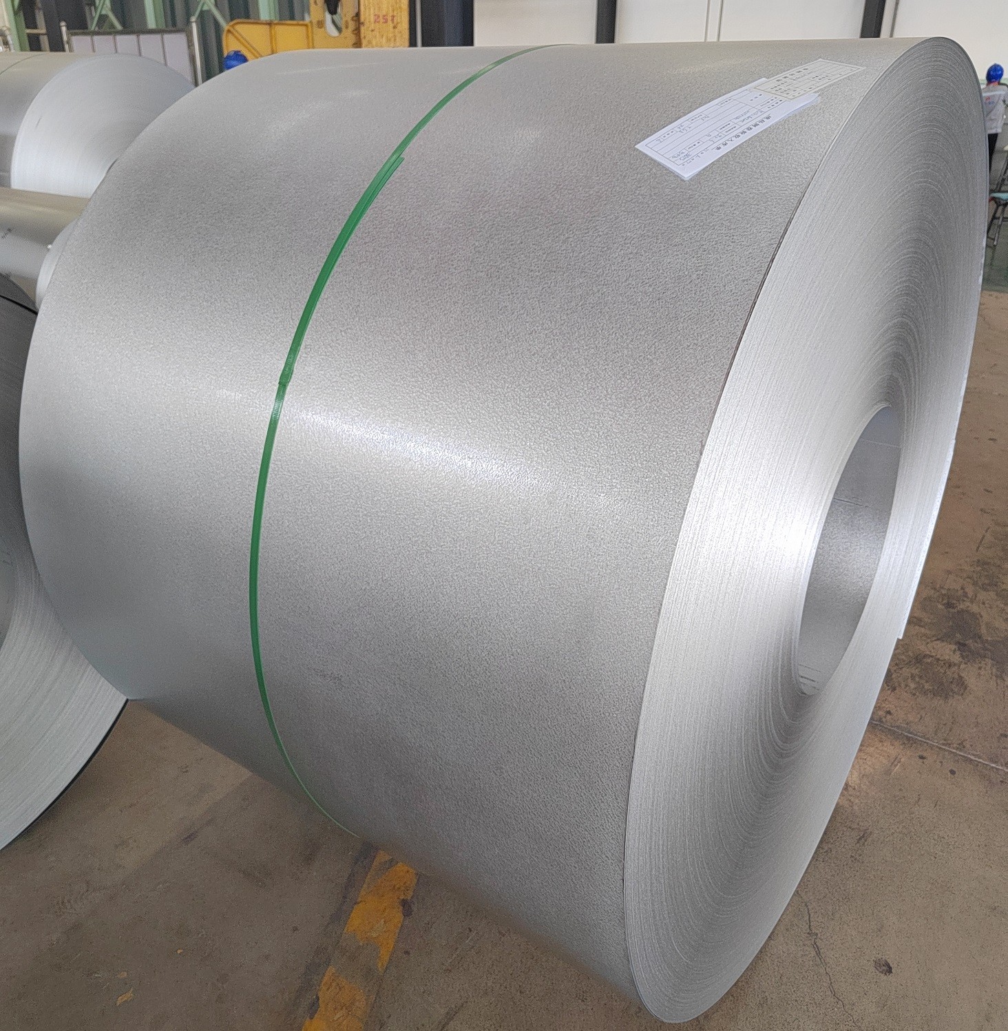55% Aluminum Zinc Alloy Coated Steel Galvalume Coil 0.35x1220mm Anti-Finger Print Chromated 6+ Unoiled