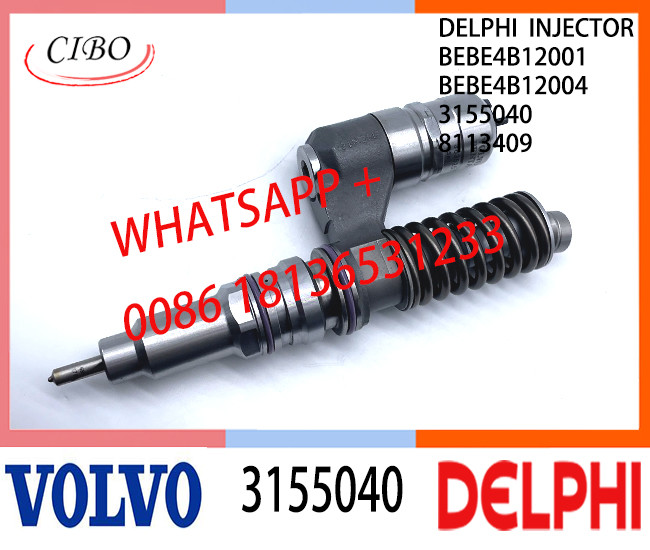 Fuel engine Diesel Injector 3155040 BEBE4B12001 BEBE4B12004 8113409 A3 for VOL FH12 3039 EURO / D12 EURO SPEC