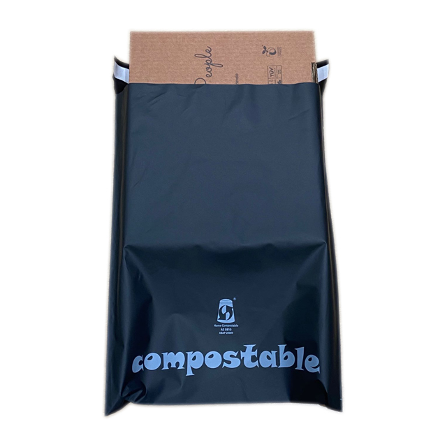 Compostable Mailer Shipping Bags Width 395mm Cornstarch Material