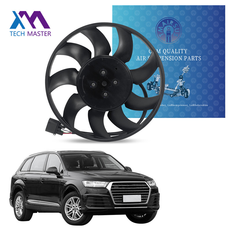 Sensor LED Intelligent Auto Car Electric Cooling Fan For Audi Q7