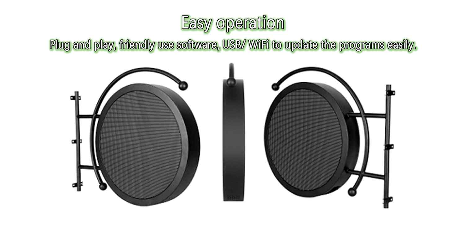 Round Shape LED Display