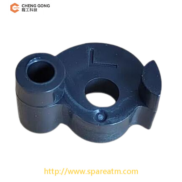 NCR S2 Waste Banknote Box Rolling Door Fixing Parts (Left) ATM Machine Parts For NCR Parts Black Color