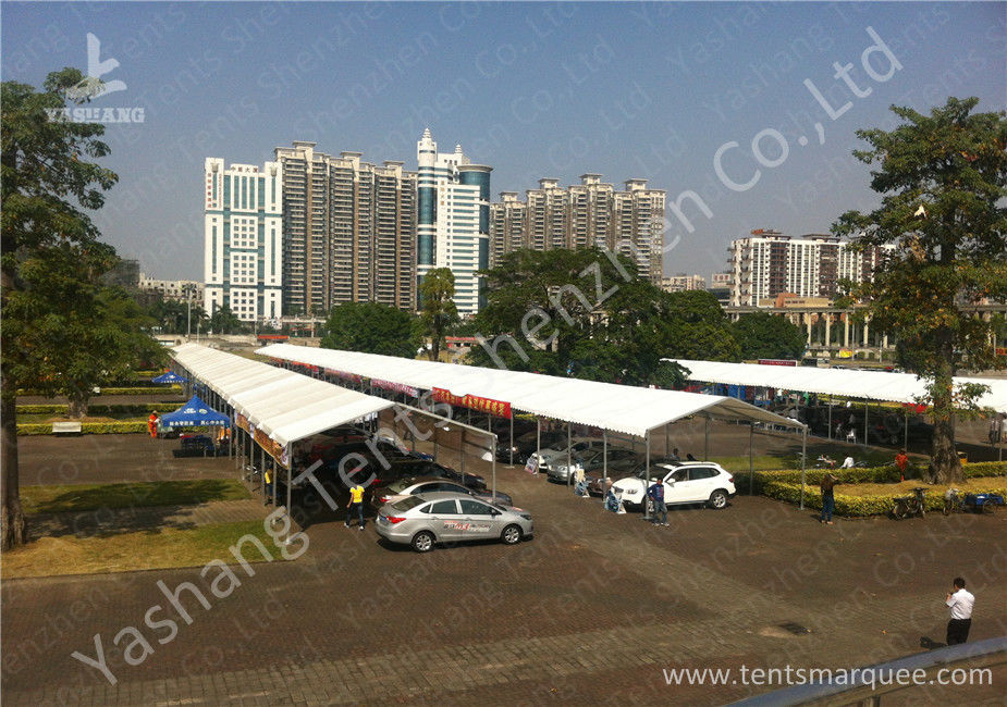 Commercial Portable Car Exhibition Outside Canopy Tent Hot Dipped Galvanized Steel Connector