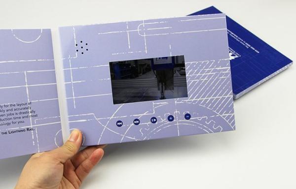 4.3'' 5'' 7'' lcd screen Wedding invitation card box,metal business card bottle