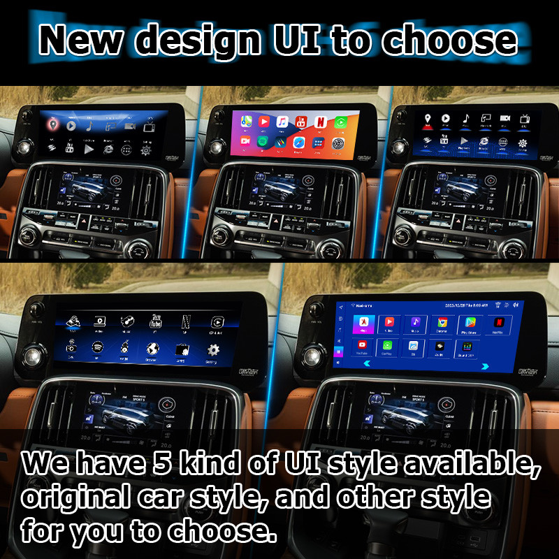 Lexus LX600 LX700h 2022 Android multimedia video interface base on Qualcomm 6125 8+128 Android 13