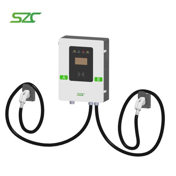 SZC DC Wallmounted EV Charger 40kW 60kW Galvanized Steel Material Project