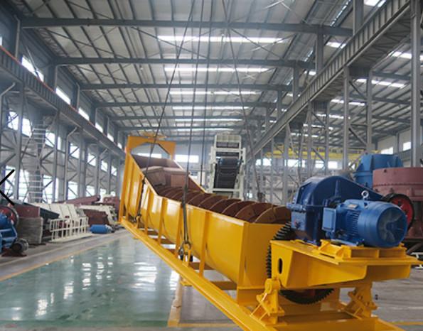 Screw Spiral Wheel Vibrating Screen Machine XS XL Sea Silica Sand Washing