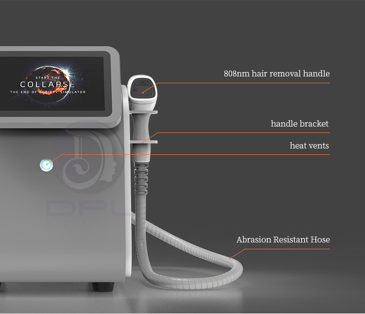 High Quality Nd Yag Laser Portable 808 Diode Laser Hair Removal Machine Instrument
