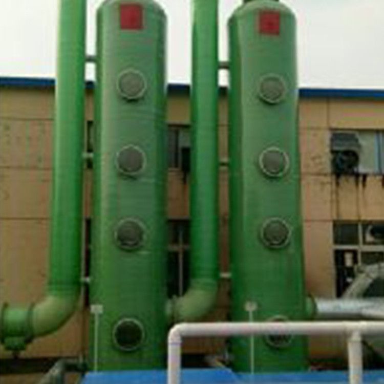 High Sulfur Removal Performance FRP Desulfurization Tower Vertical Structure Low Maintenance