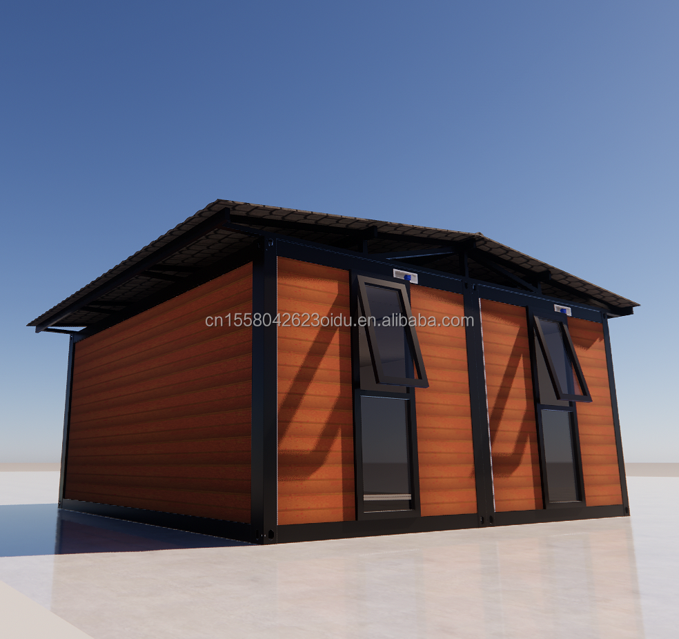 20ft 40ft Windproof Luxury Modular Steel Folding Containers for Villas Customized Wall 50/75/100mm Wave Sandwich Panel