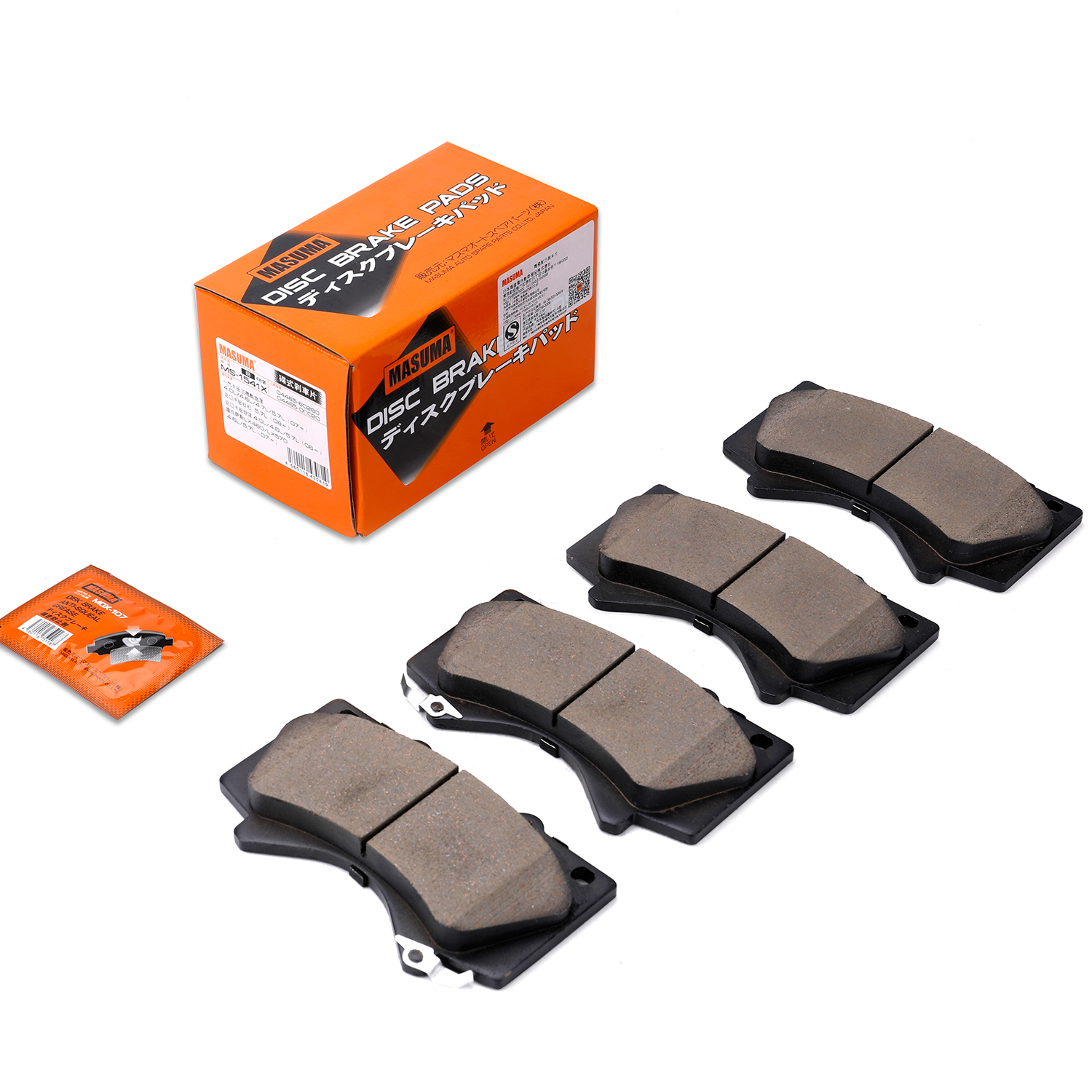 SEQUOIA K6 JAPANESE CAR Brake Pads 04465-60280 0446560300 ASV40L from MS-1541X MASUMA