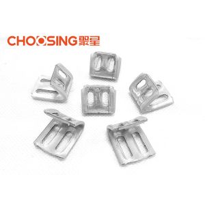 Plastic Covered EK Spring Clip Galvanization Surface Decreasing Noise During