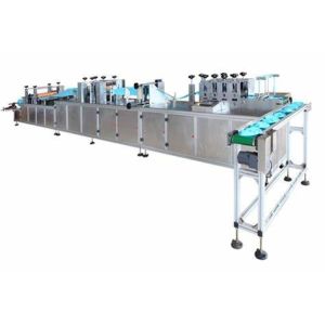 Semi Automatic Mask Manufacturing Machine Low noise Single Man Operation