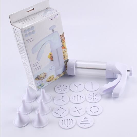 FBT010605 for wholesales cookie press decoration kit Includes 12 Fit Right cookie disc shapes
