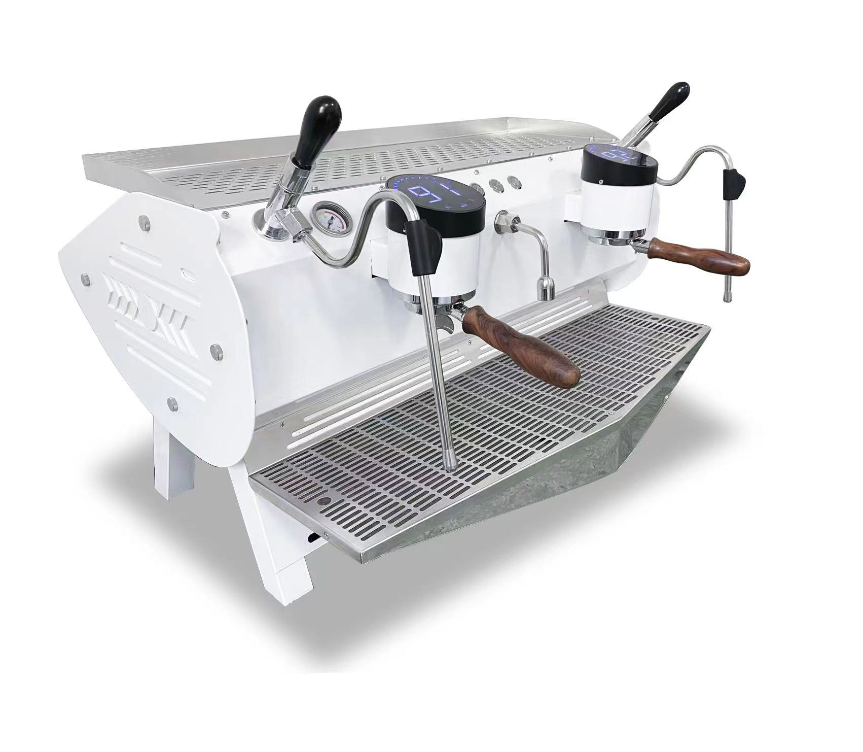 Stainless Steel Commercial Espresso Coffee Machine 11L Triple Boilers Cappuccino Maker