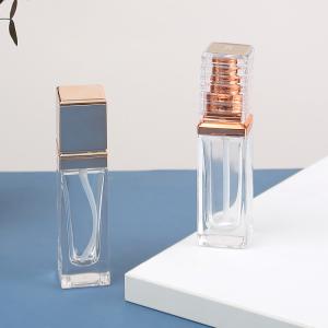  Sealing Type Luxury Frosted Thick Bottom Square 1oz 30ml 50ml Clear Glass Perfume Bottle with Customized Accepted Logo Manufactures