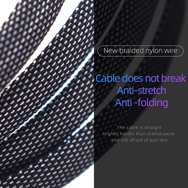 Fast Charge Data Cable USB 2.0 Type C Cable Zinc Alloy And Denim Body USB C Cable