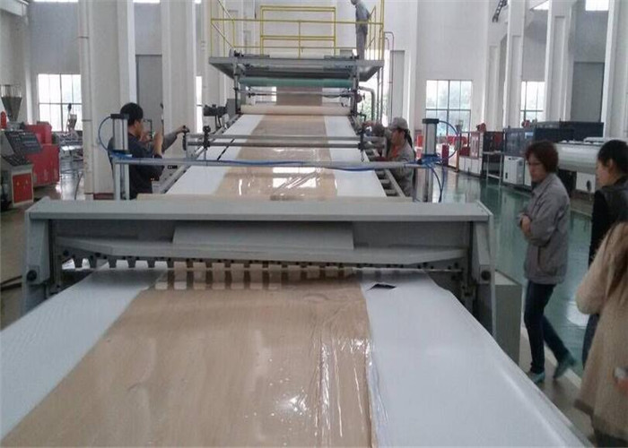 PVC Sheet Extruder Production Line , PVC Artificial Marble Sheet Extrusion Line