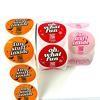 Printed Waterproof Logo Packaging Labels Waterproof Roll Vinyl Stickers Printing