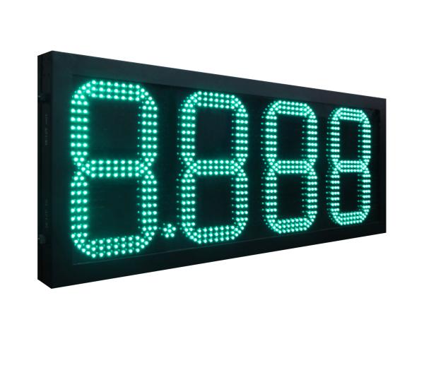 GSM Communication Waterproof Level IP65 LED Gas Display for Fuel Station Pylon